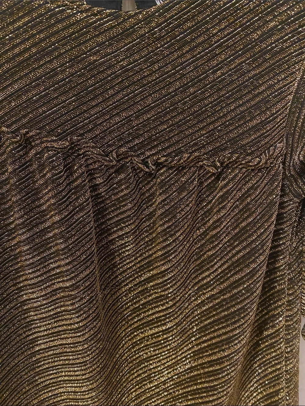 Wonder Nation Metallic Ruffle Mini Dress - Picture 3 of 4